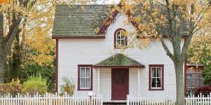 House in the fall