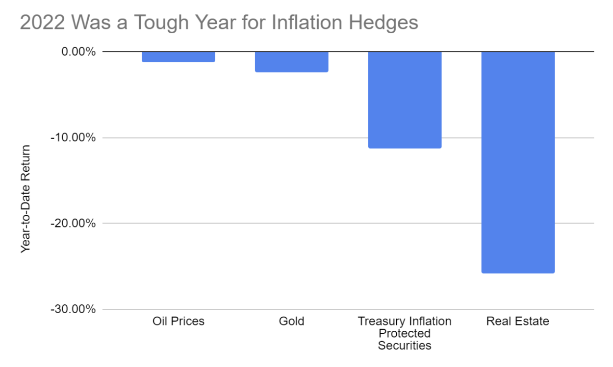 Inflation Hedges Didn't Work 2022