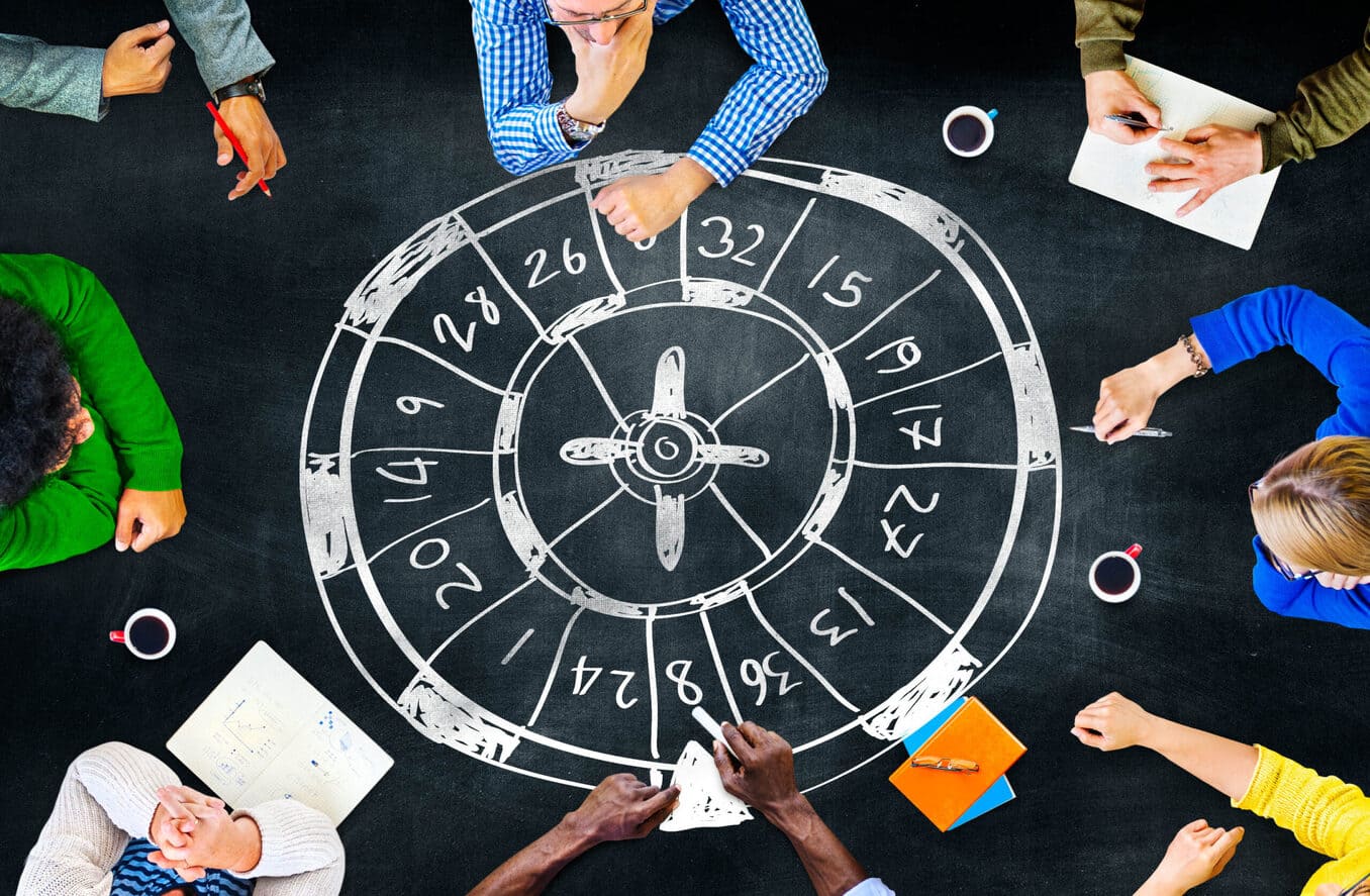 Roulette Casino Gambler Gambling Luck Concept