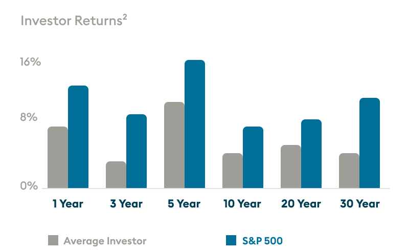 Investor returns chart