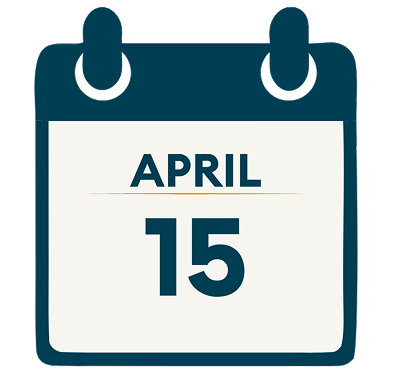 Illustration: April 15 Calendar