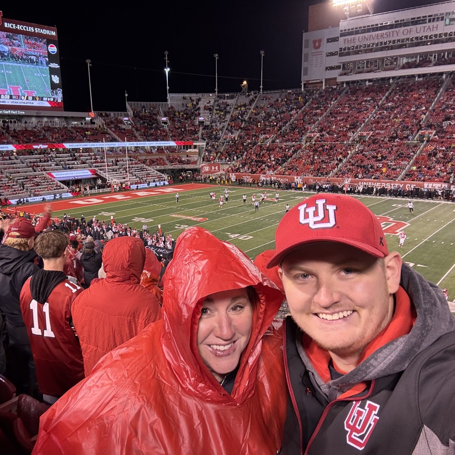 Jordan Scott: University of Utah football game with my mom
