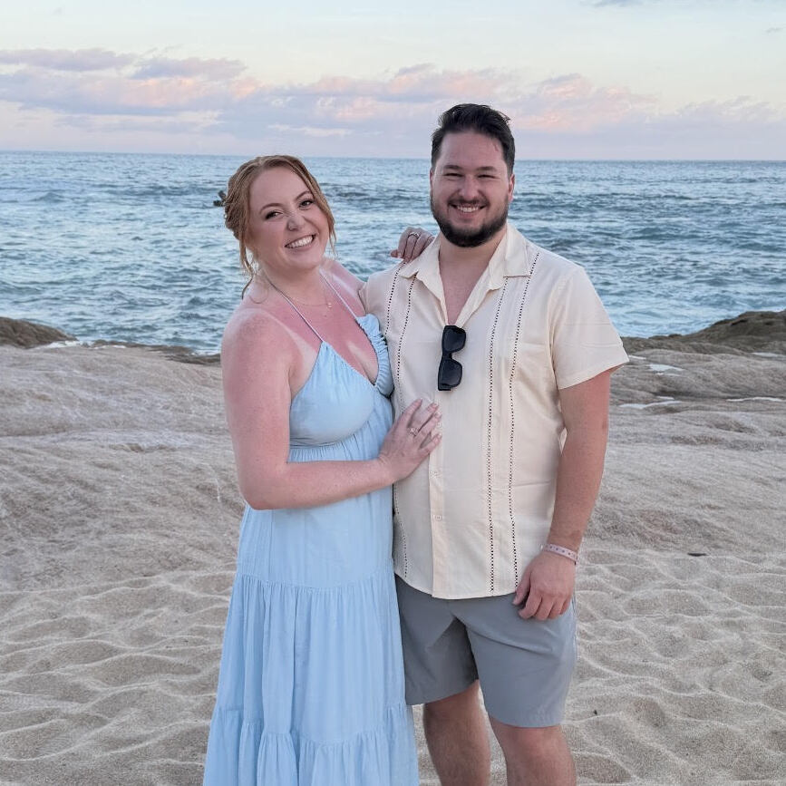 Lucas Pelletier: Lucas and Marisa at a friend's wedding in Mexico