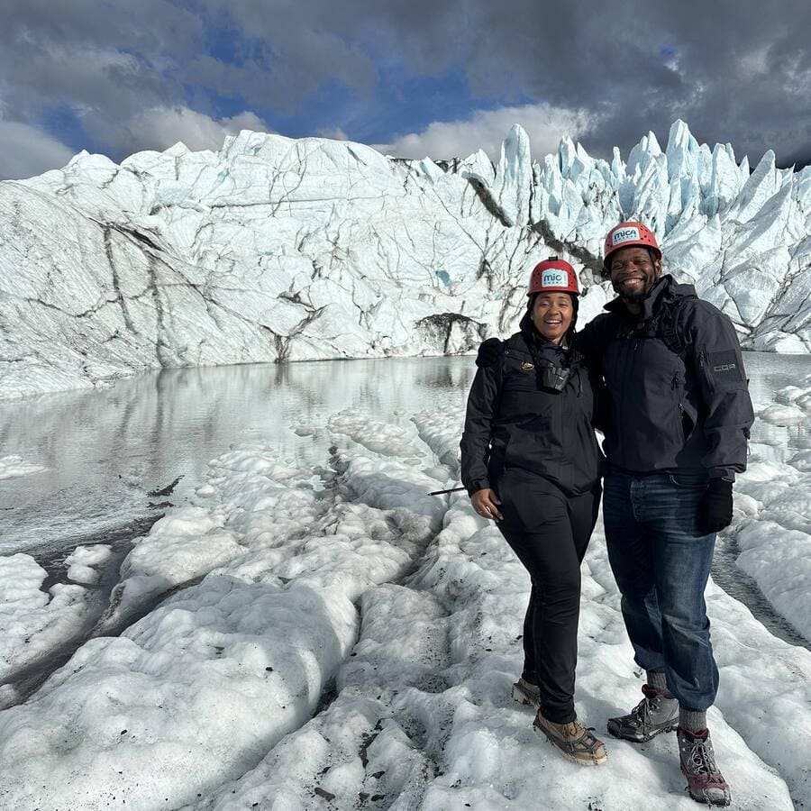 Michelle Packer: Spending our anniversary on a glacier