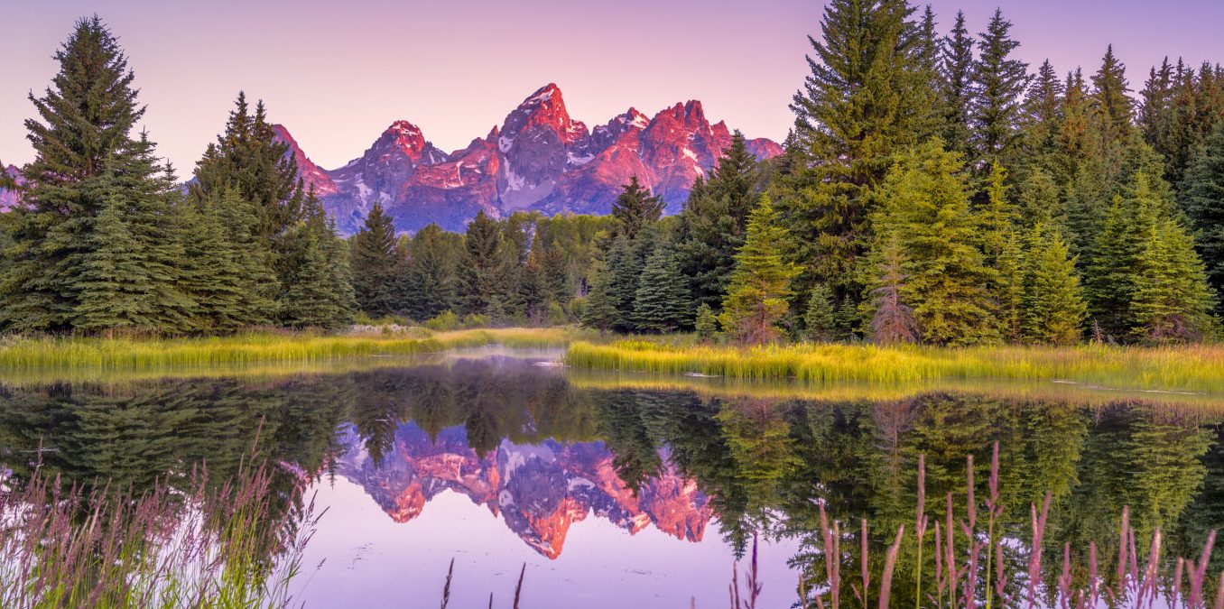 The,Teton,Range's,Reflection,Upon,The,Snake,River.,Photographed,At
