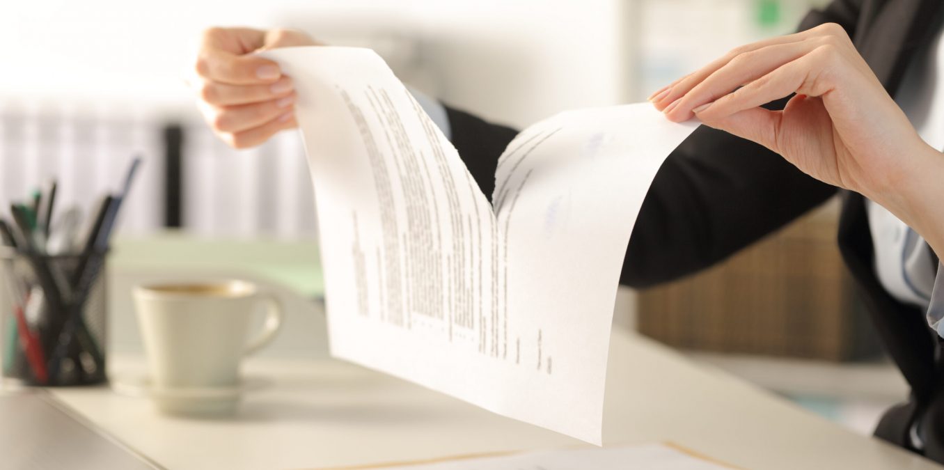 Close,Up,Of,Business,Woman,Hands,Breaking,Contract,Document,Sitting