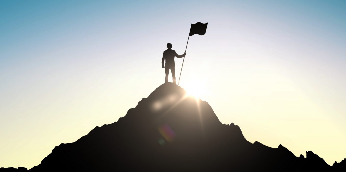Business,,Success,,Leadership,,Achievement,And,People,Concept,-,Silhouette,Of