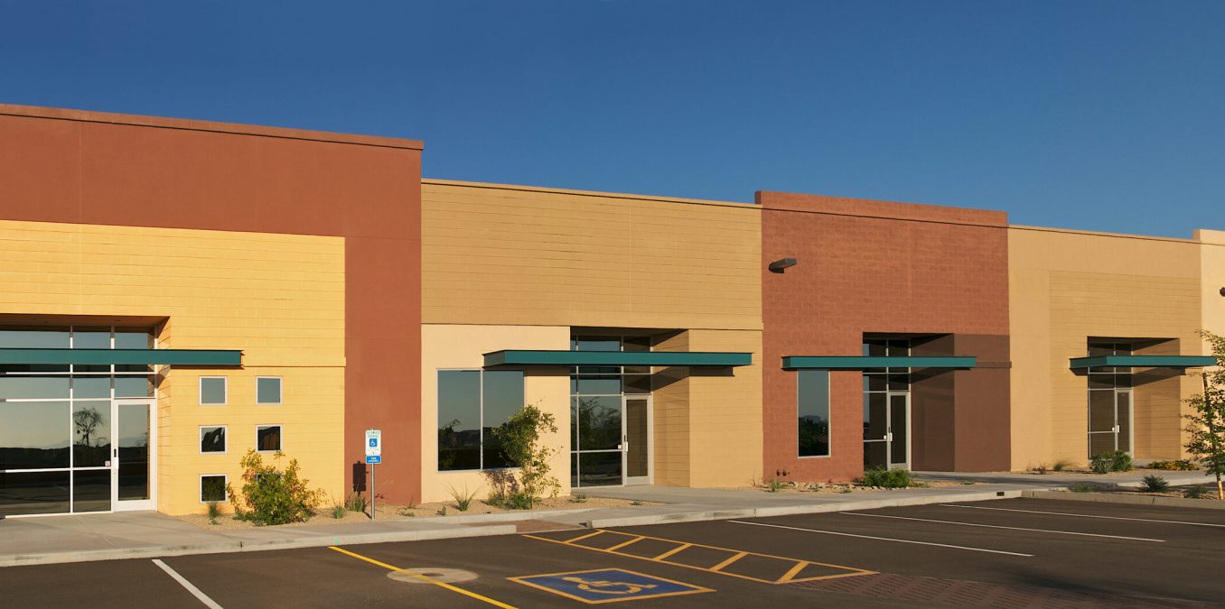 Row,Of,New,Office,Buildings.