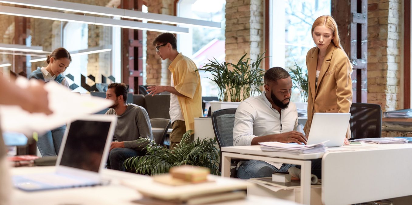 Group,Of,Multiracial,Business,People,Working,Together,In,The,Creative
